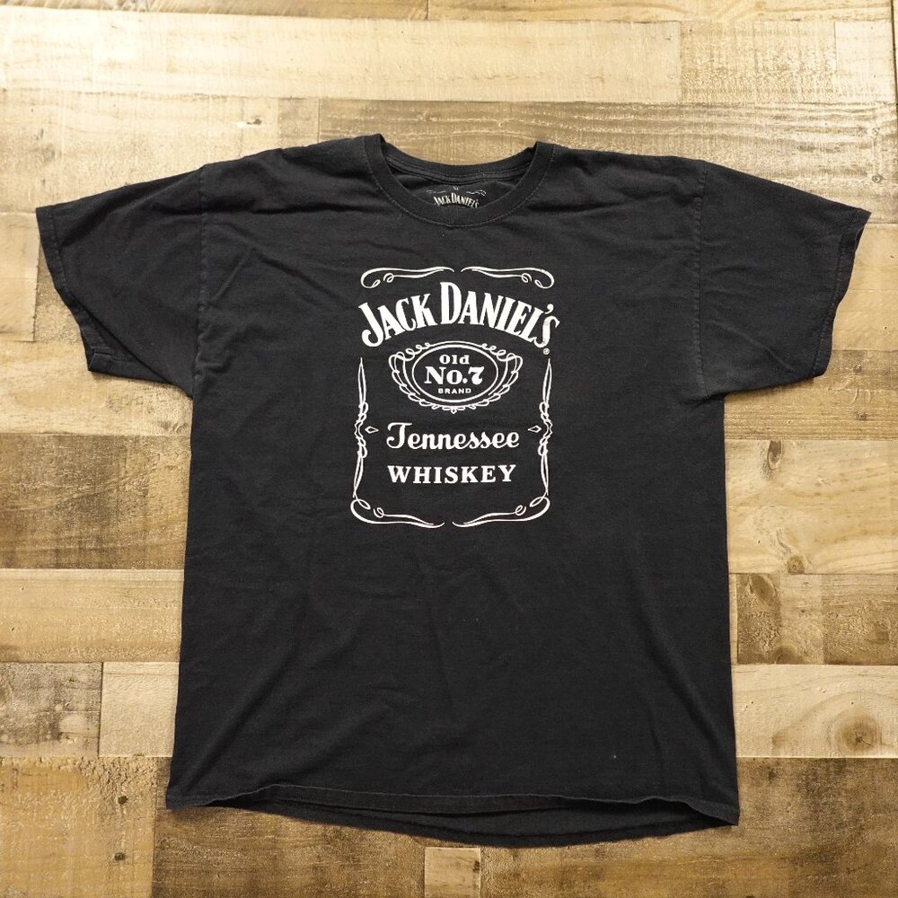 Jack Daniel’s Black‎ Graphic T-Shirt Men's Size XL Old No. 7 Tennessee Whiskey